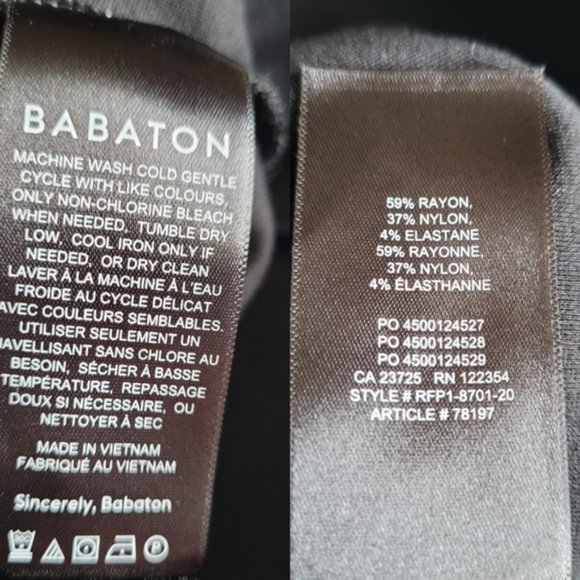 Aritzia Babaton Onyx Dress size 6 - Picture 15 of 15